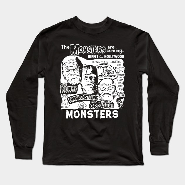 The Monsters Long Sleeve T-Shirt by NorthWestDesigns